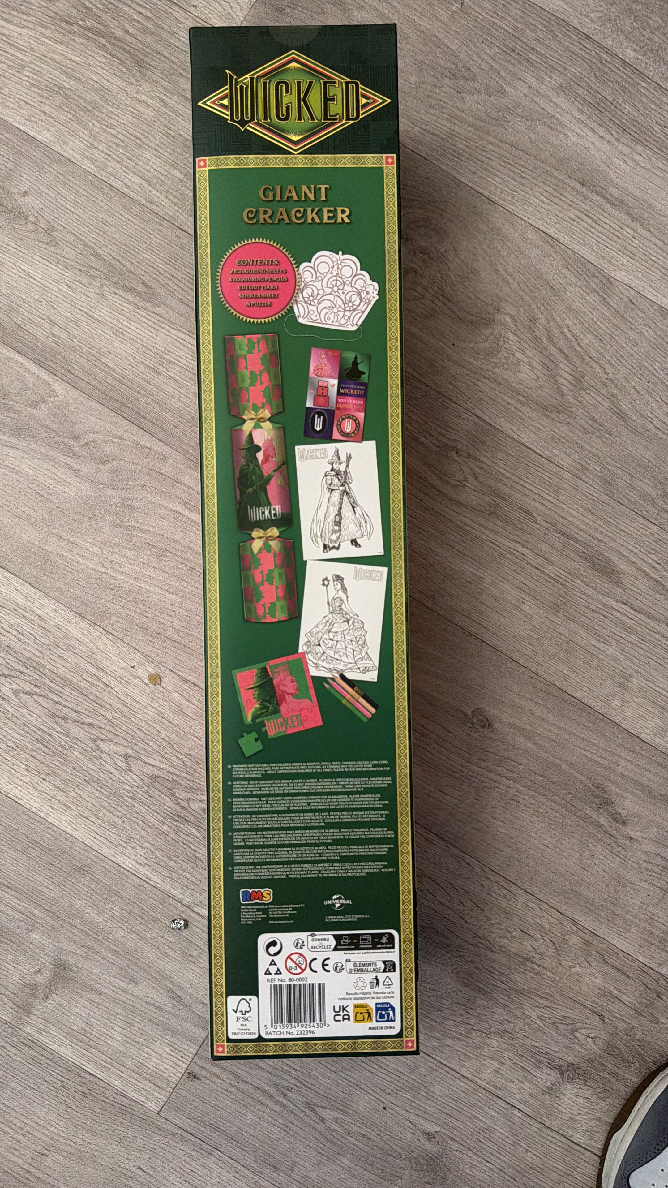 Wicked Activity Christmas Cracker