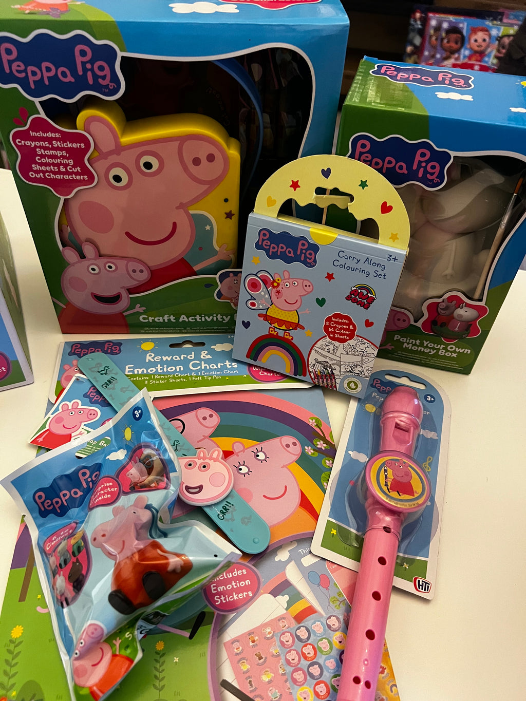 7 peice + 3 free Peppa pig bundle