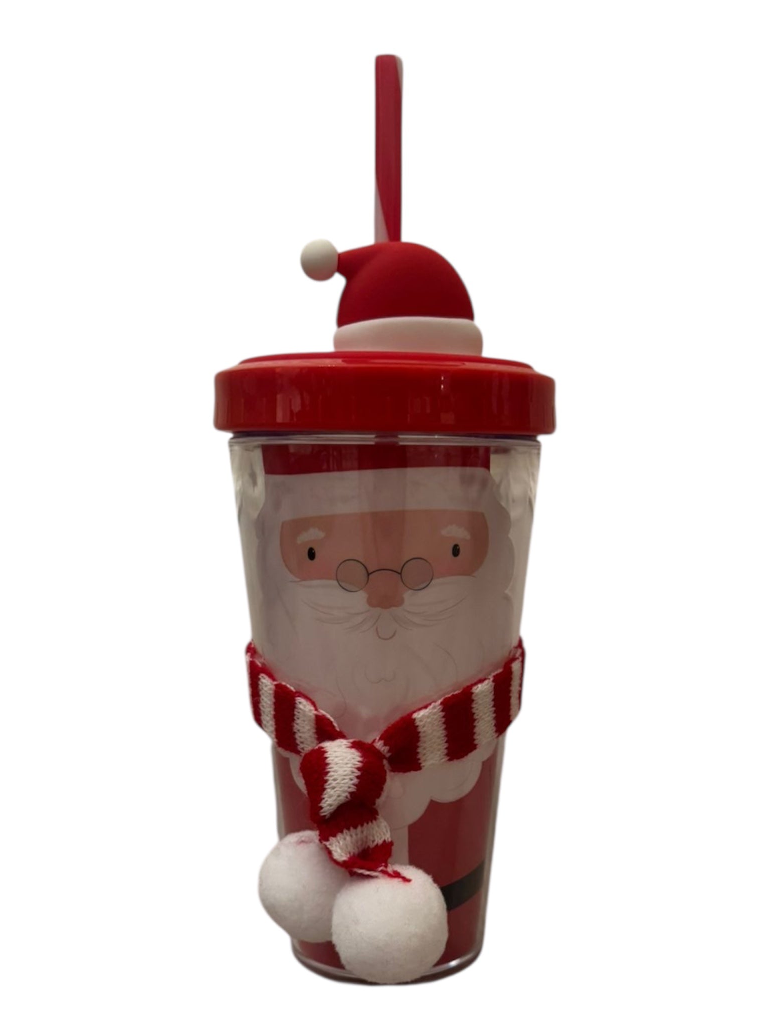 Festive deluxe cups with straw